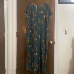 MODCLOTH Leopard Print Jumpsuit